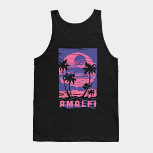 Amalfi Coast Italy Souvenir Lifestyle Cyberpunk Vacation Trip Tank Top